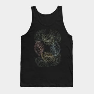 Colored leaves Tank Top